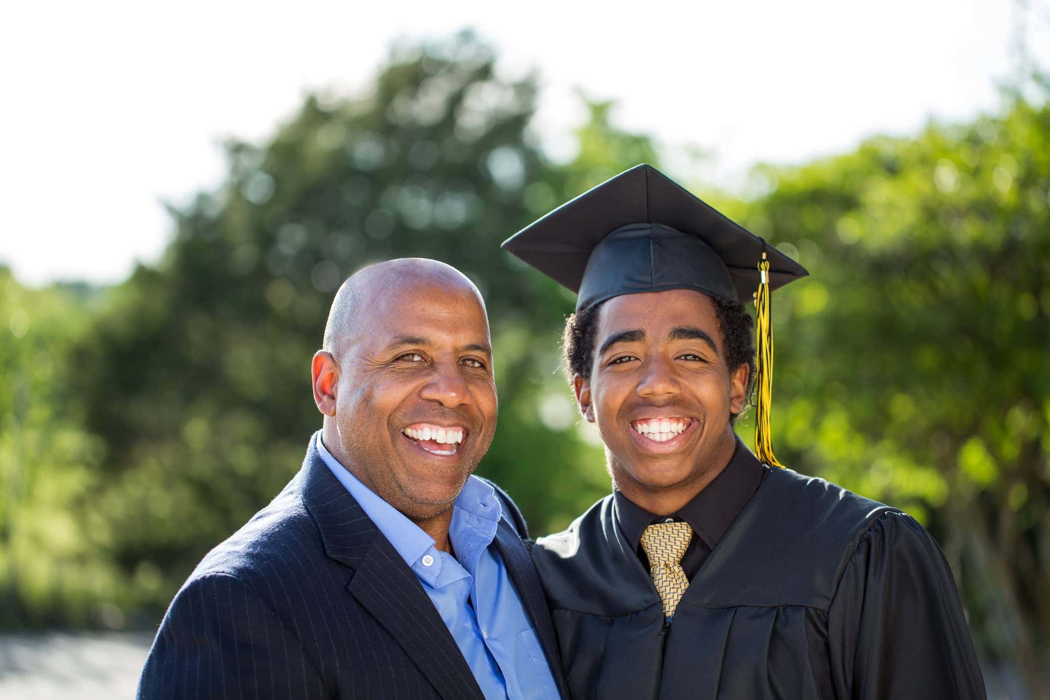 Grad and dad Grad and dad