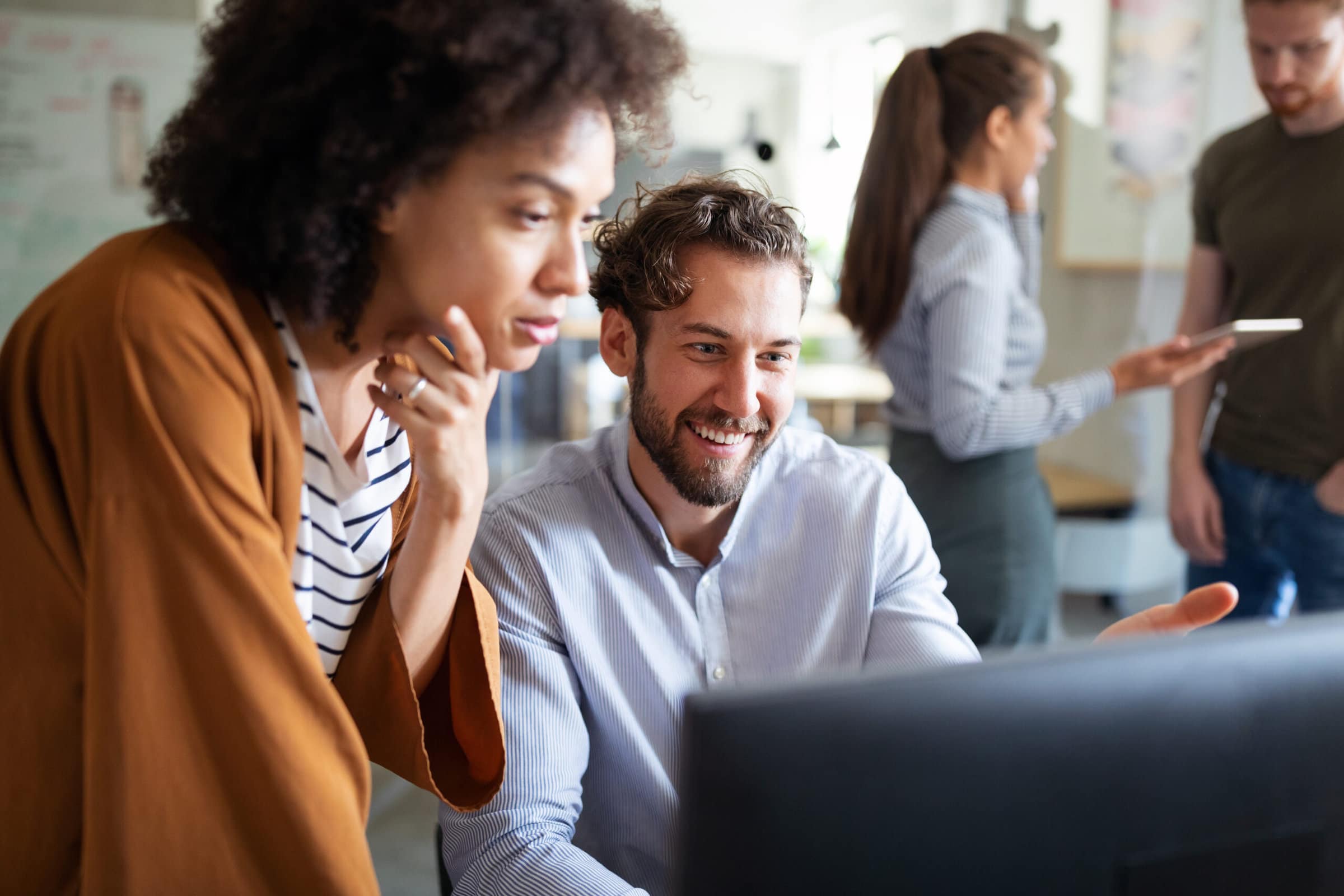 Programmers,Cooperating,At,It,Company,Developing,Apps