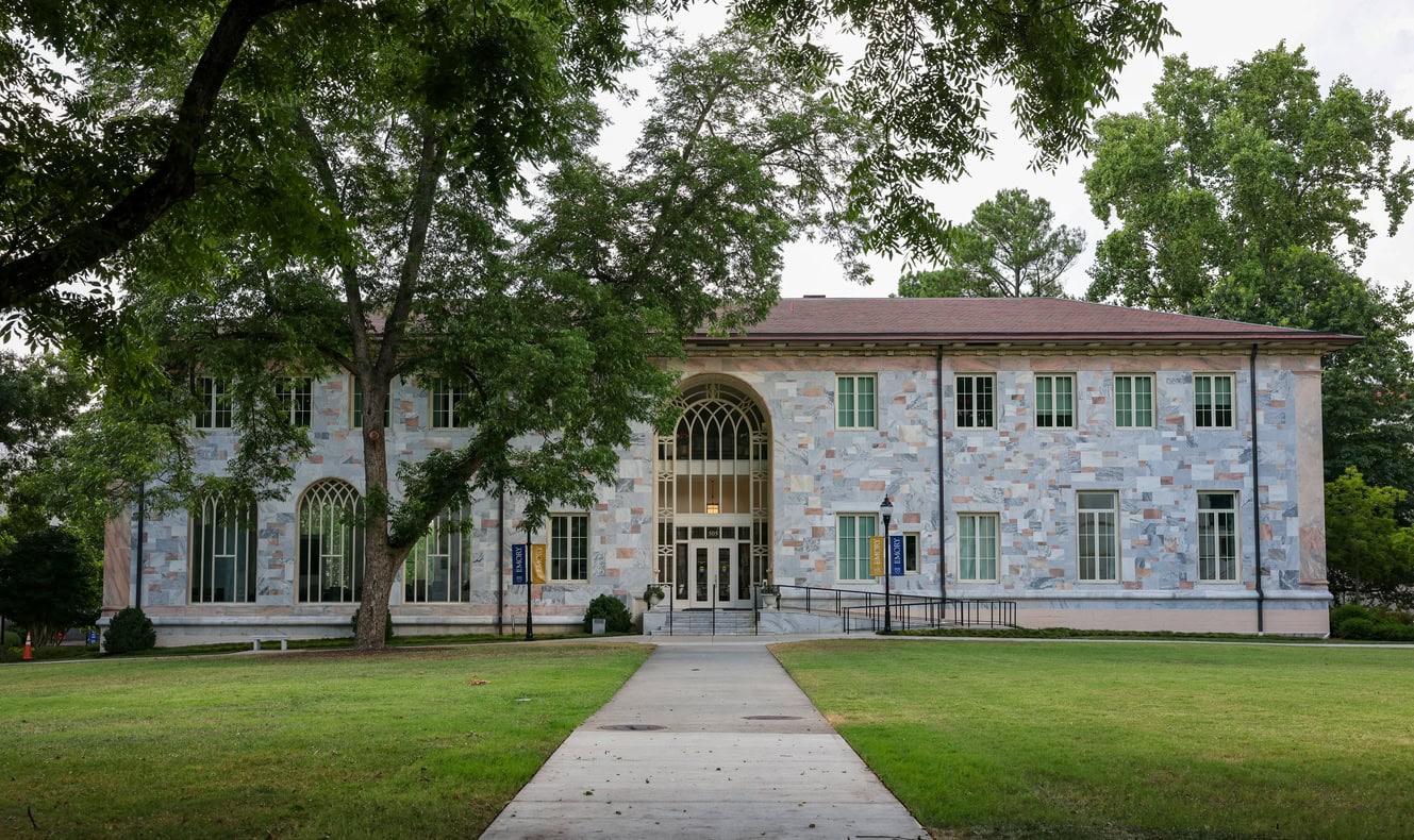 Convocation Hall, one of the first two buildings on Emory University's Atlanta campus