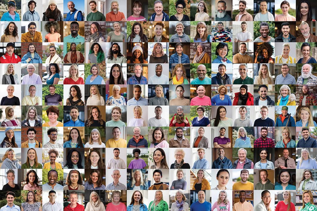 150 Individual Personalities Collage